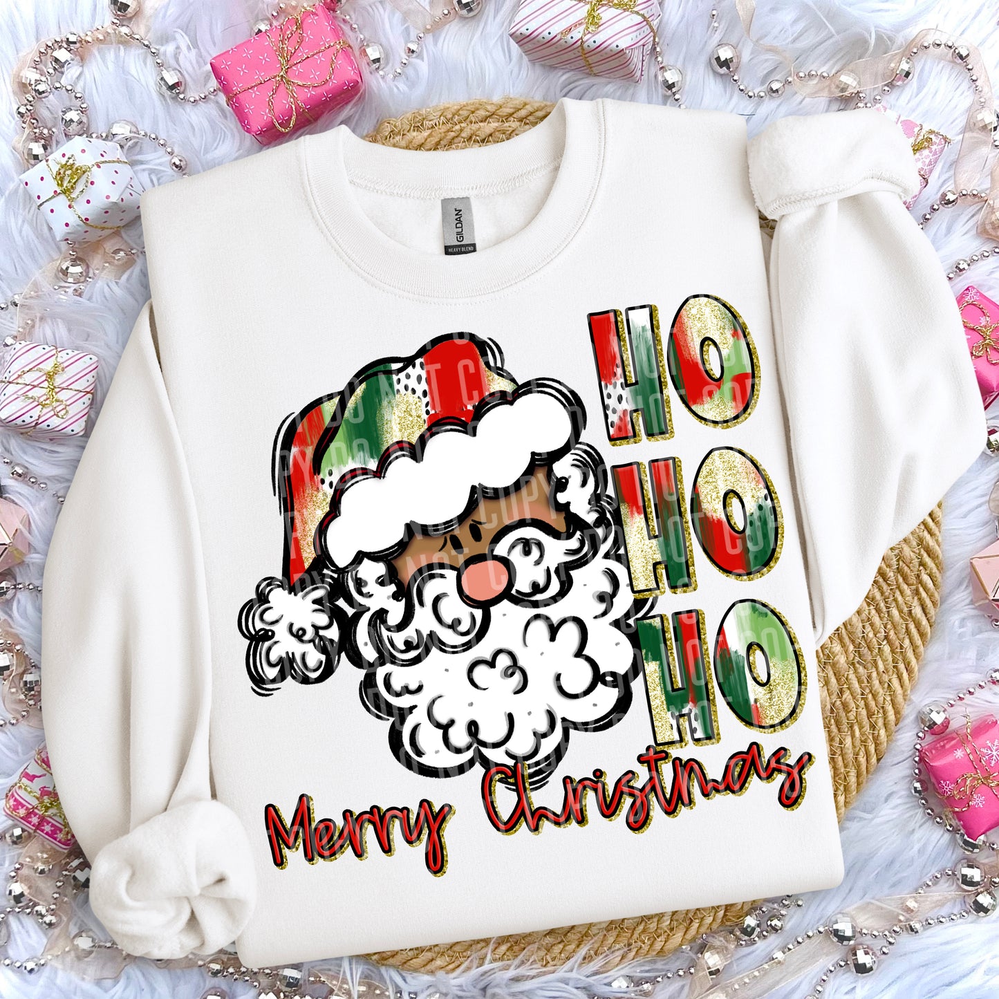 Hohoho Merry Christmas 2 - Digital download 300DPI PNG FILE