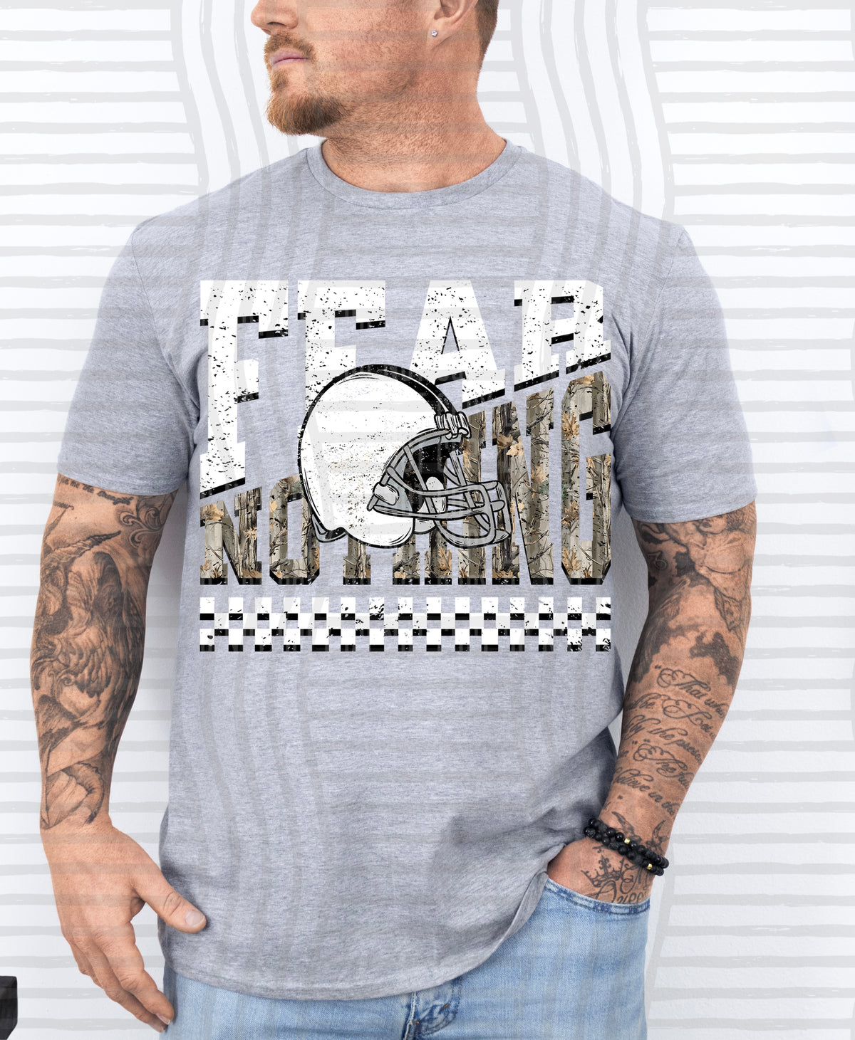 Fear Nothing COLOR helmet only 0926-0033 - Color Dropdown Digital Download 300 DPI PNG FILE
