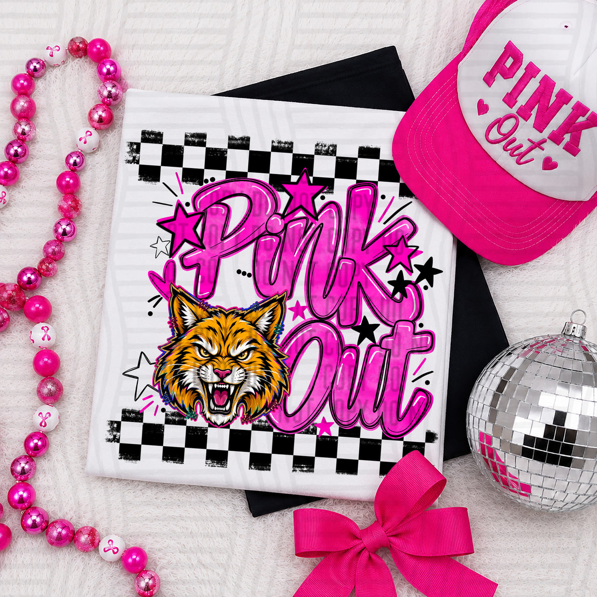 Pink Out MASCOTS 0926-0021- PLEASE UPLOAD MOCK UP - 300 DPI digital download