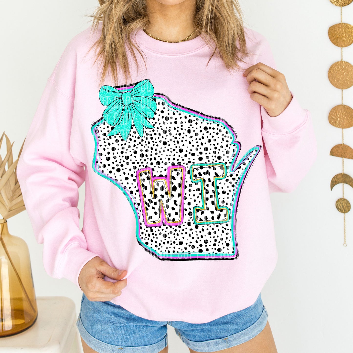 PICK A STATE- States Pink & Turquoise - Digital download 300DPI PNG FILE