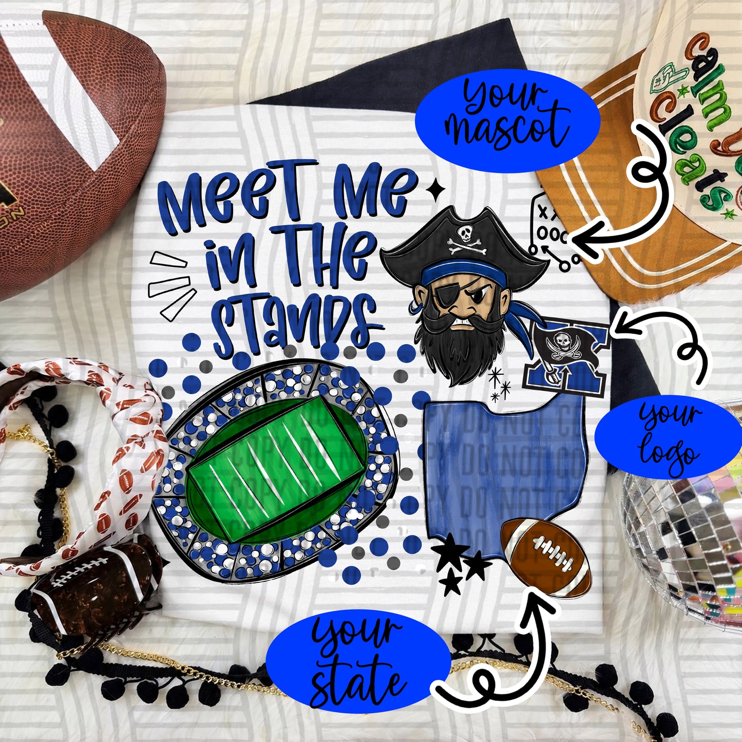 CUSTOM - Meet Me in the Stands 2609-00C2 - Digital download 300DPI PNG FILE