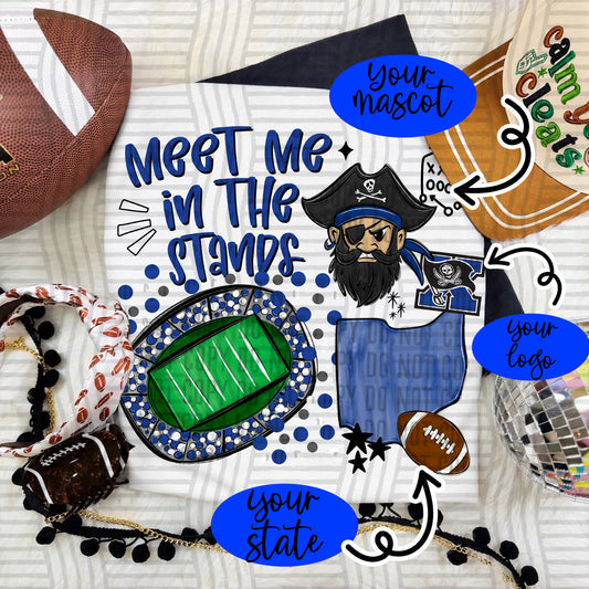CUSTOM - Meet Me in the Stands 2609-00C2 - Digital download 300DPI PNG FILE