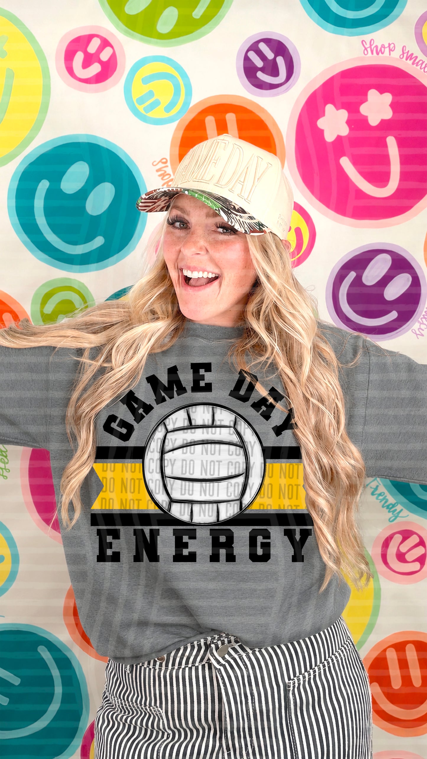 Volley Game Day Energy 2609-0004- Color Dropdown Digital Download 300 DPI PNG FILE