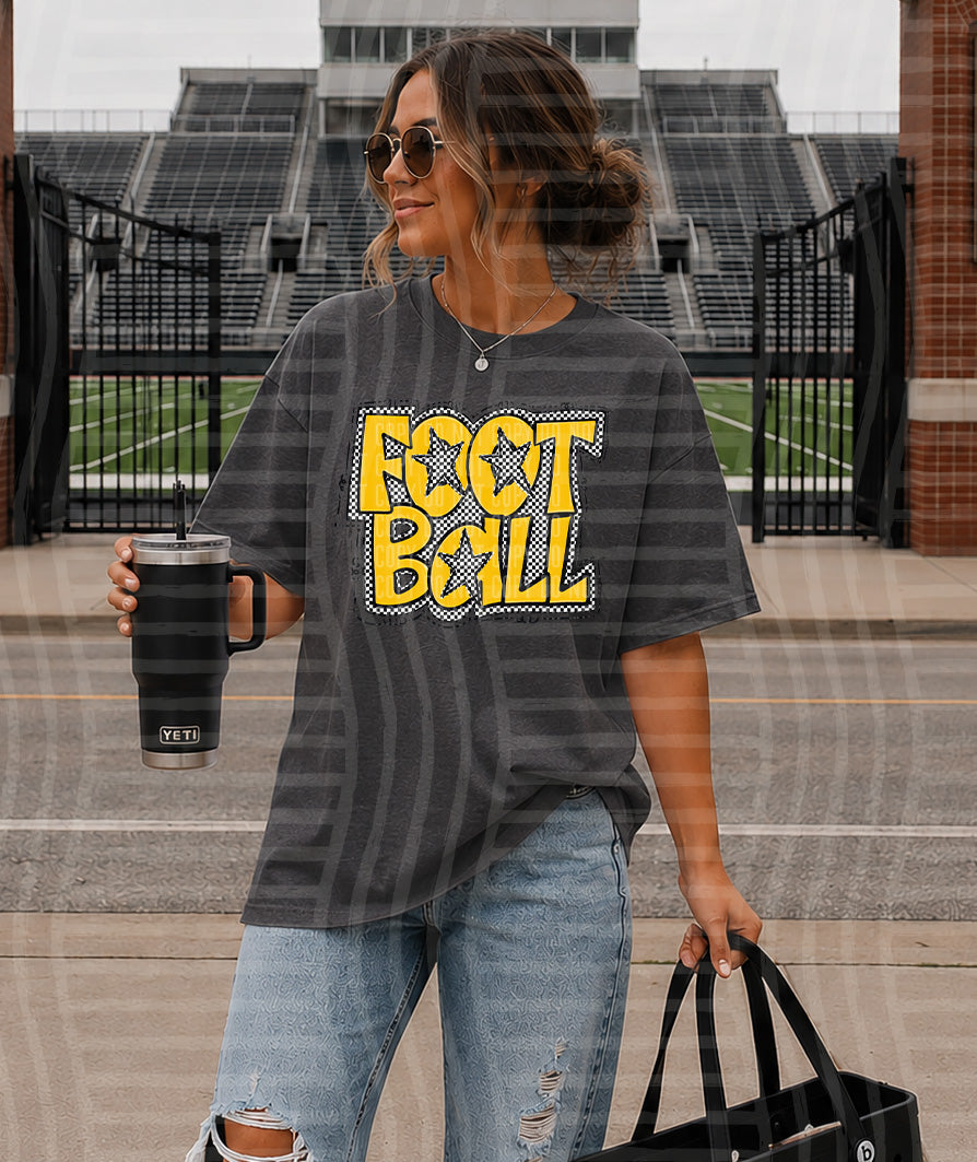 PREPPY CHECKER FOOTBALL CC-2608-01 - Color Dropdown Digital Download 300 DPI PNG FILE