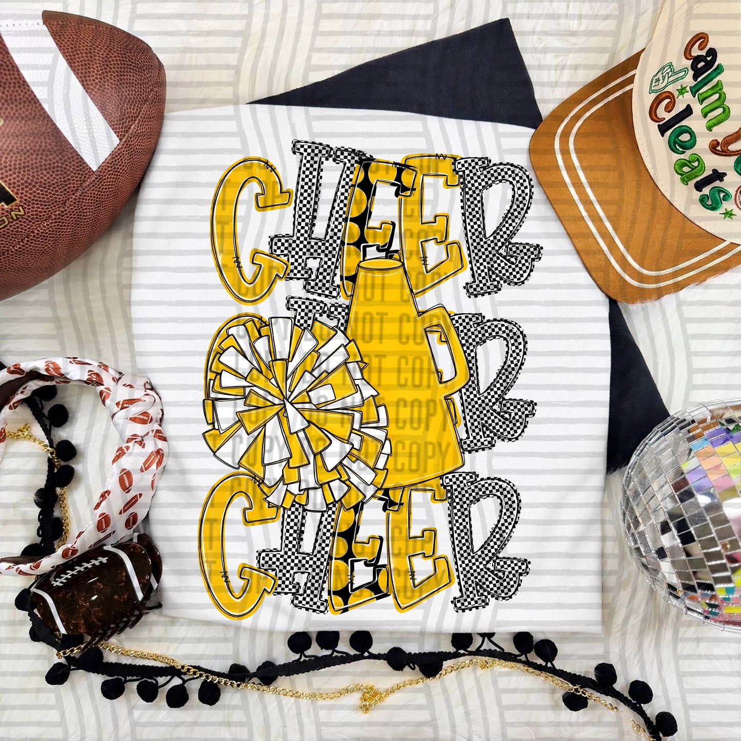 Tri Stacked Cheer color 2609-0008 - Color Dropdown Digital Download 300 DPI PNG FILE