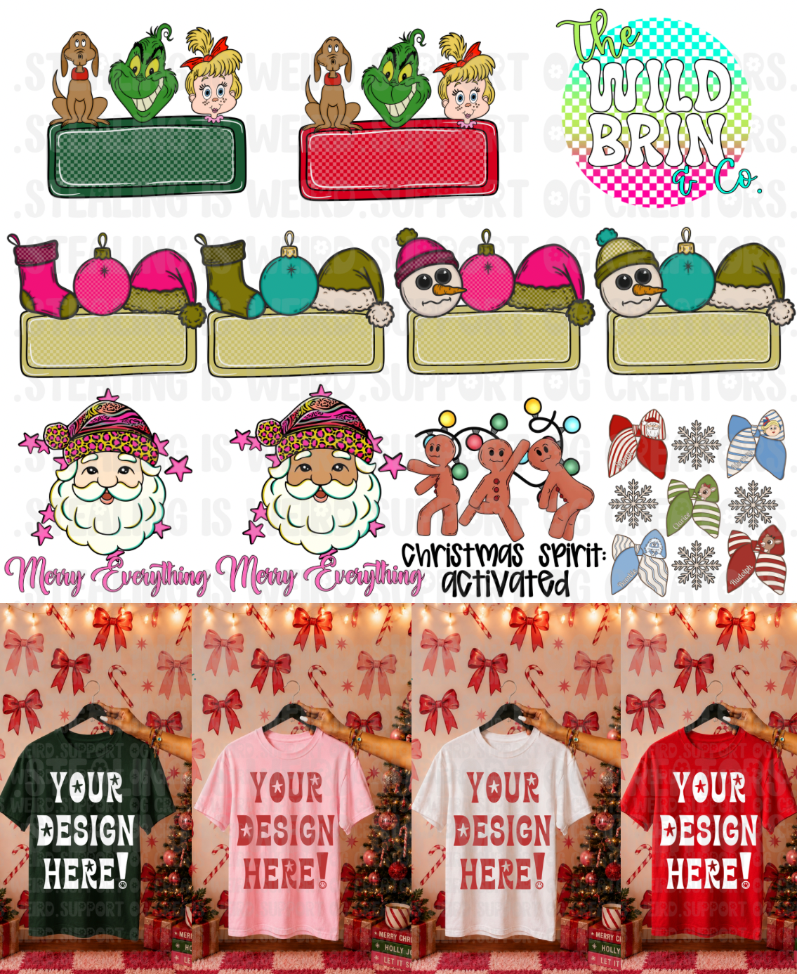Christmas Chaos Collab- Digital download 300DPI PNG FILE