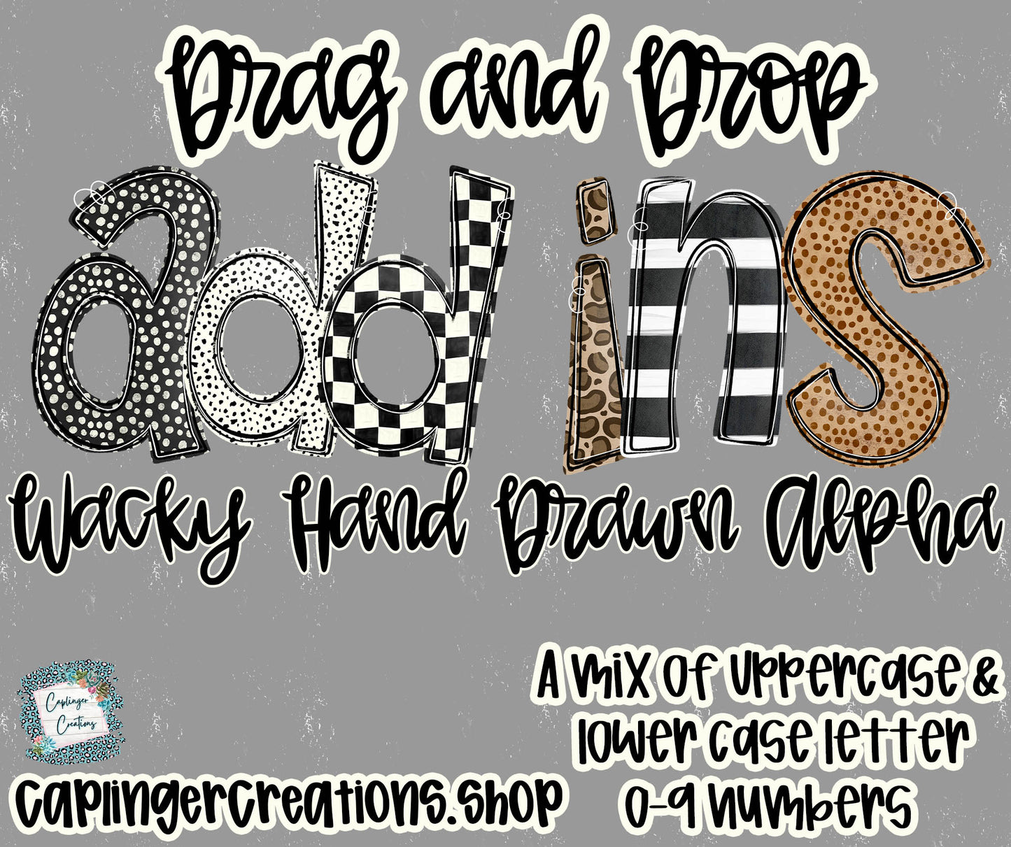 Wacky Spirit Drive or Singles - DRAG AND DROP PNGS- commercial use included - Digital download