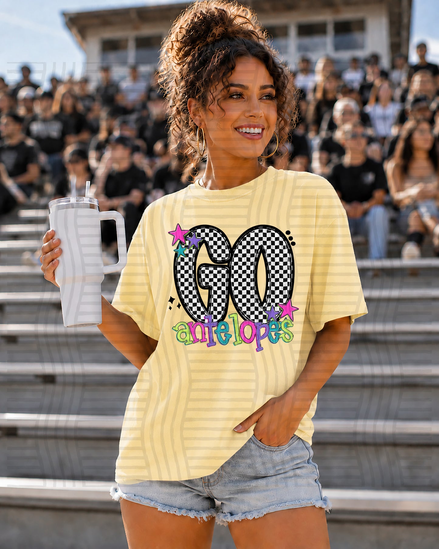 Go Checker Neons 0926-0025- Custom + DROPDOWN - 300 DPI digital download