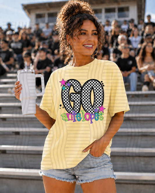 Go Checker Neons 0926-0025- Custom + DROPDOWN - 300 DPI digital download