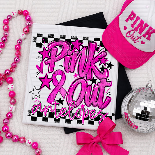 Pink Out Ribbon 0926-0020 - Custom + DROPDOWN - 300 DPI digital download