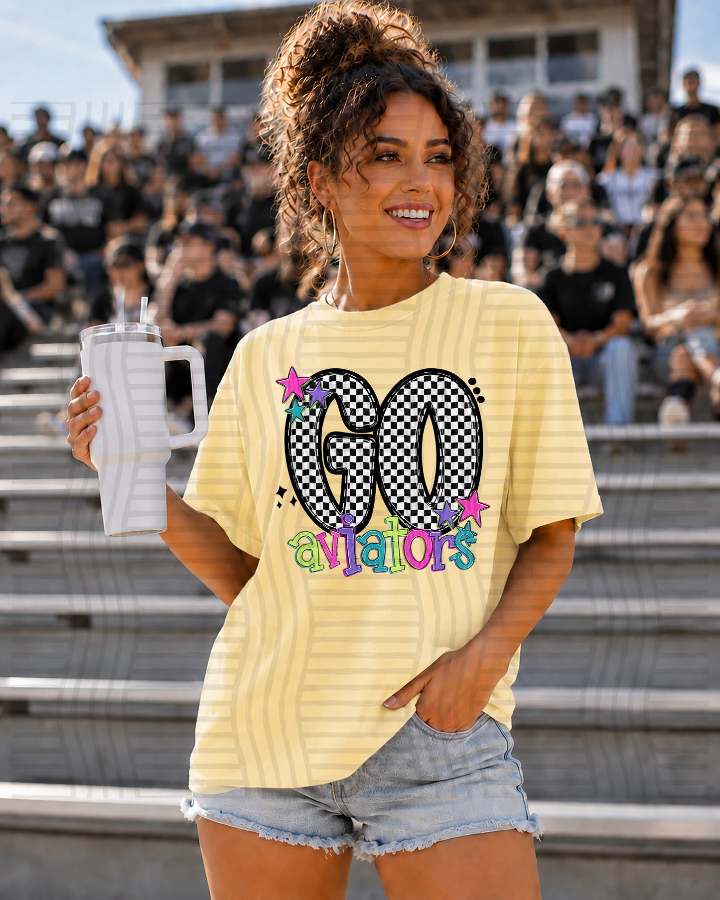 Go Checker Neons 0926-0025- Custom + DROPDOWN - 300 DPI digital download