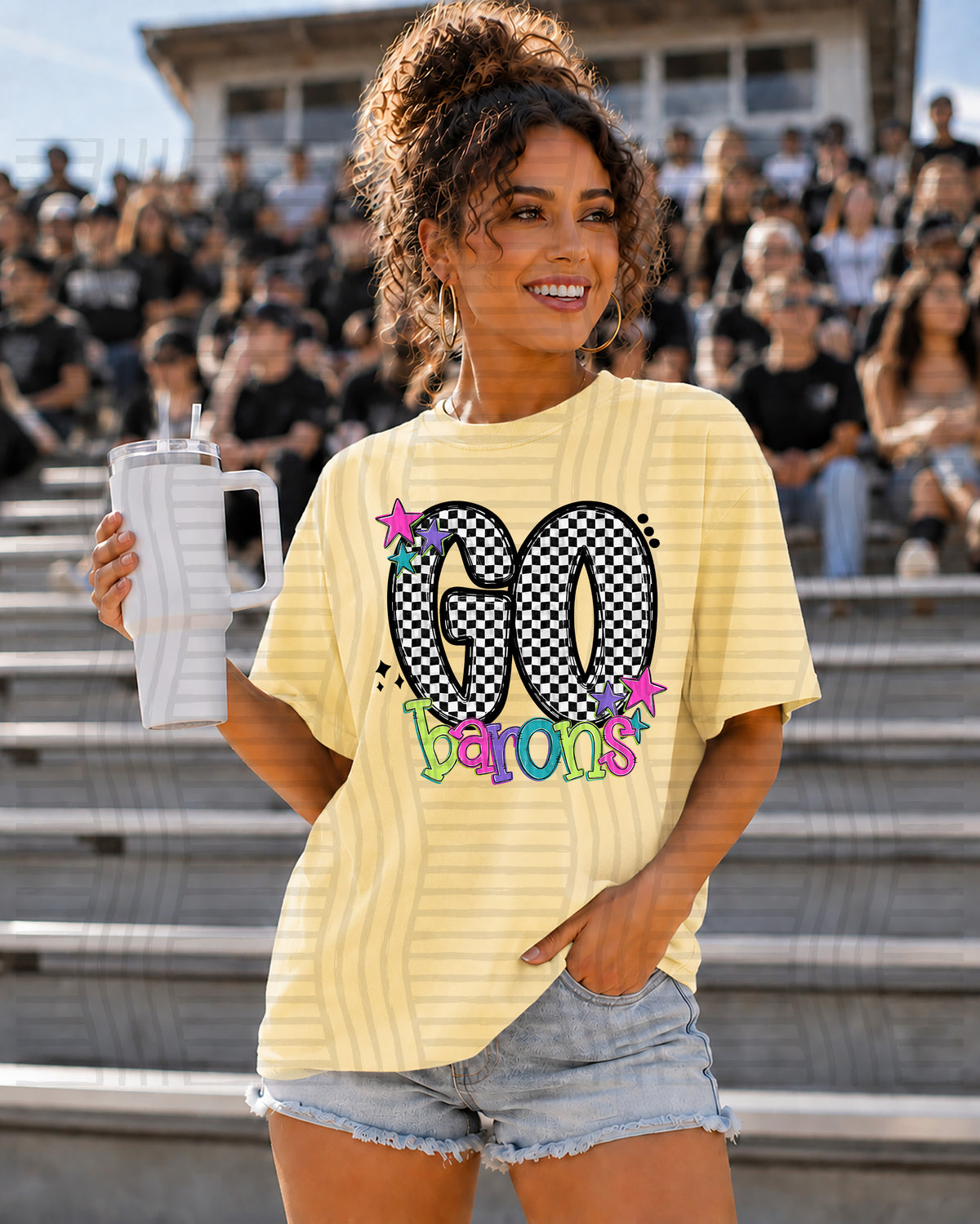 Go Checker Neons 0926-0025- Custom + DROPDOWN - 300 DPI digital download