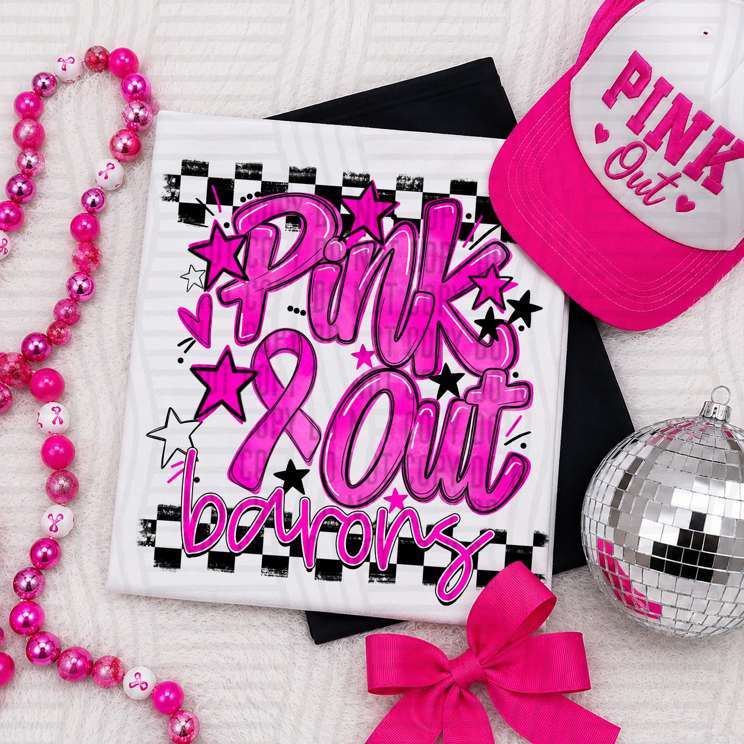 Pink Out Ribbon 0926-0020 - Custom + DROPDOWN - 300 DPI digital download