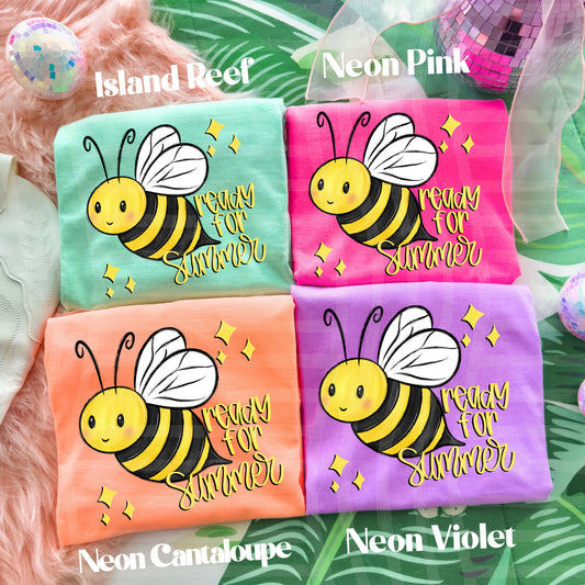 Bee ready for summer - Digital Download 300DPI PNG FILE