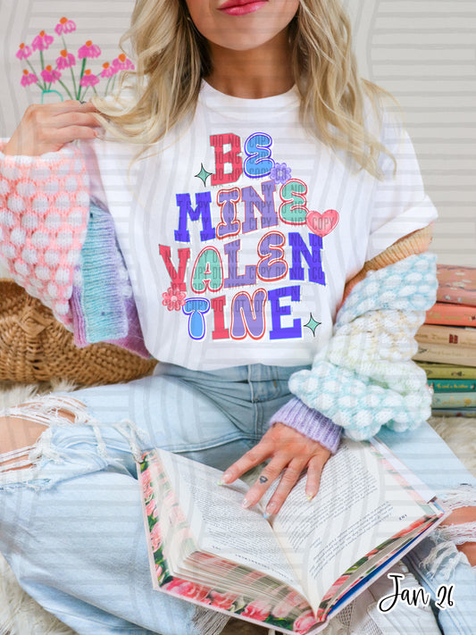 Be Mine Valentine- 300DPI PNG FILE