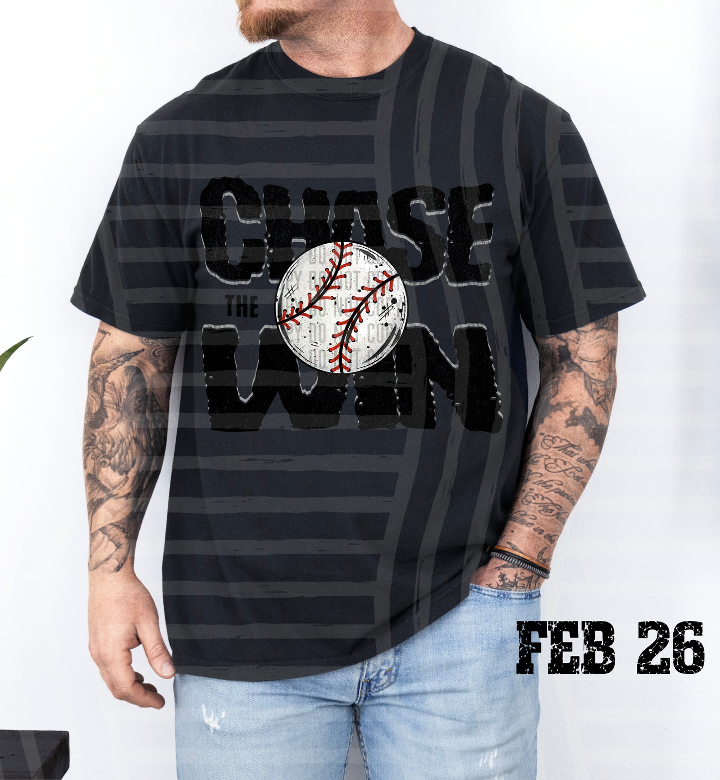 Chase the Win BASEBALL - Color Dropdown Digital Download 300DPI PNG FILE