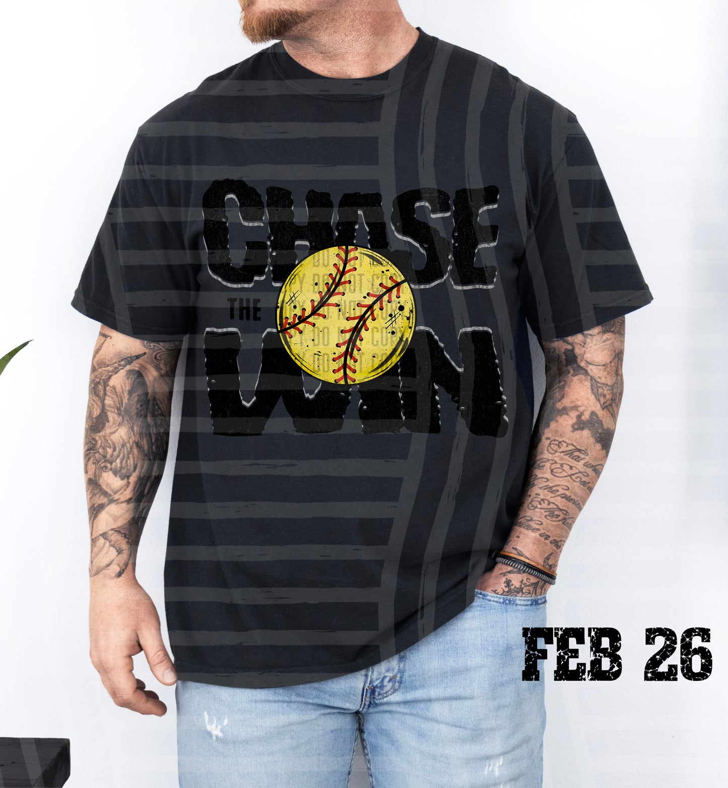 Chase the Win SOFTBALL - Color Dropdown Digital Download 300DPI PNG FILE