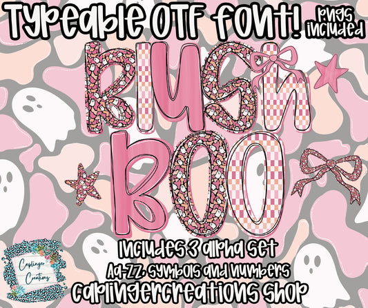 Blush Boo - Digital download 300DPI PNG FILE