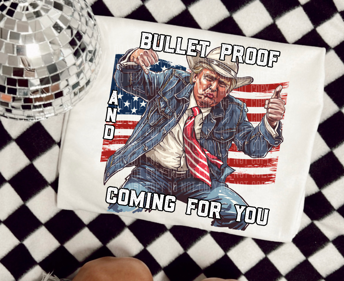 Bullet proof - Digital download 300DPI PNG FILE