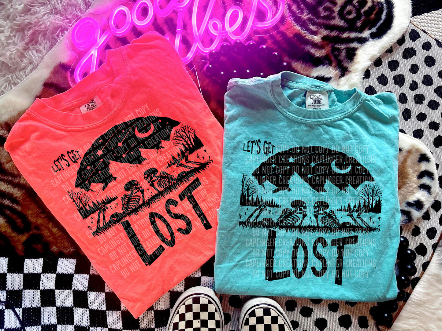 LET'S GET LOST - Digital download 300DPI PNG FILE