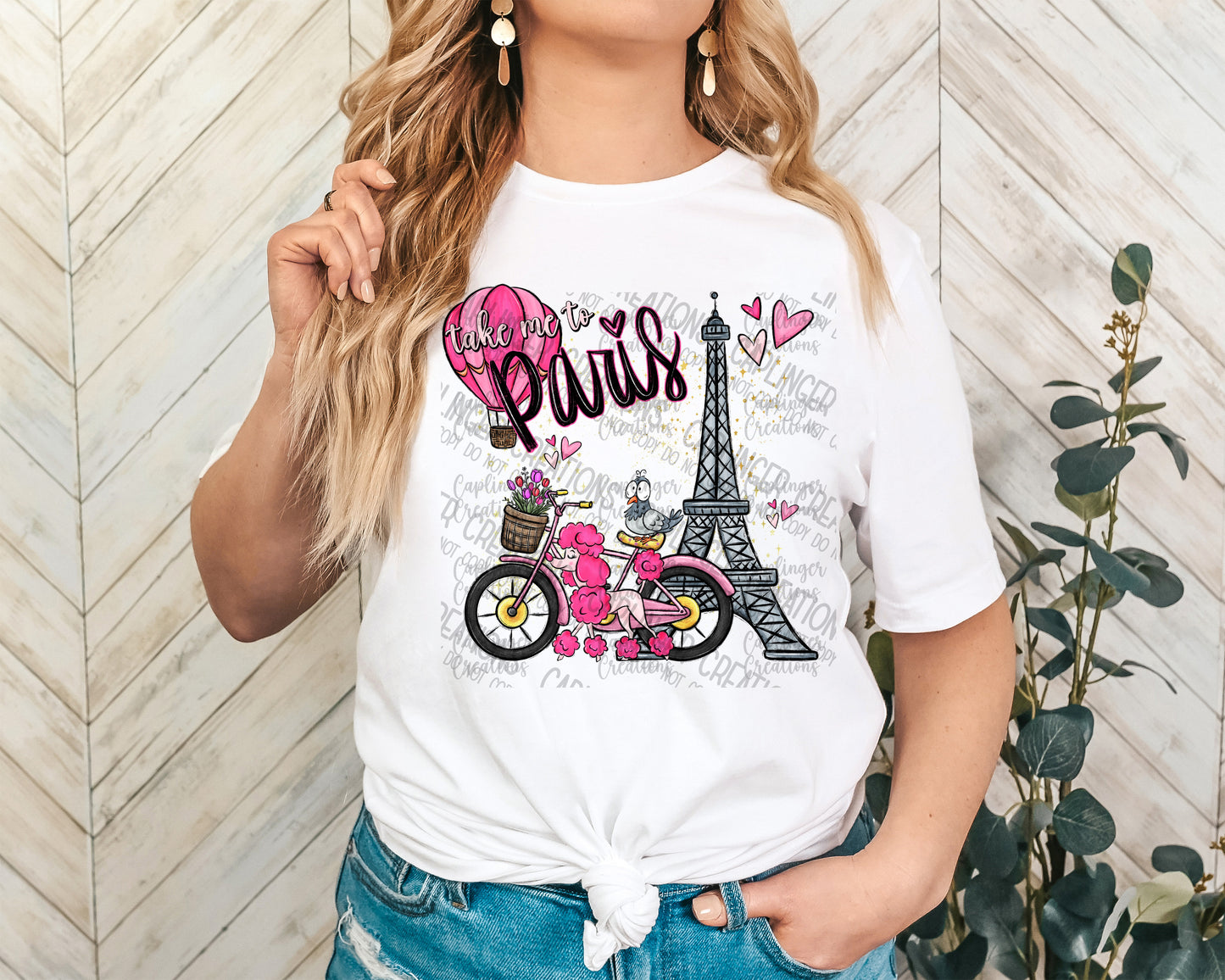 Take me to Paris - Digital download 300DPI PNG FILE