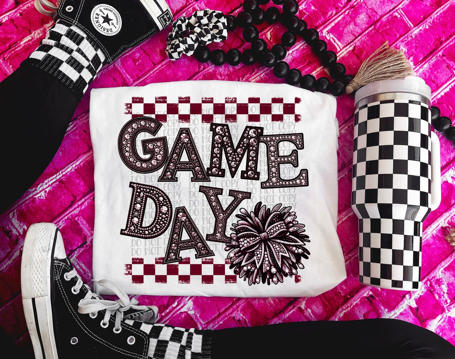 PICK YOUR COLOR - Cheer GAME DAY - Digital download 300DPI PNG FILE