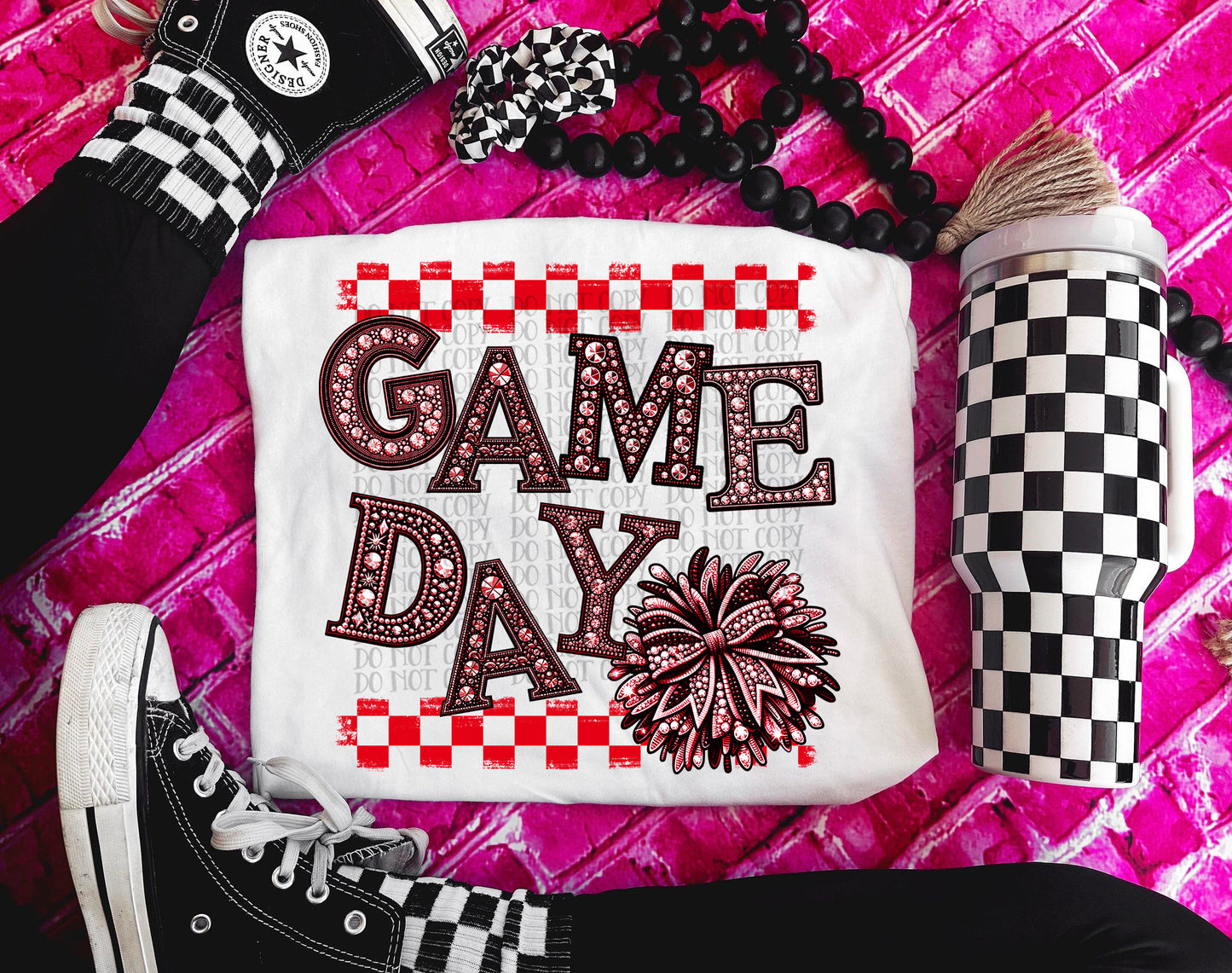 PICK YOUR COLOR - Cheer GAME DAY - Digital download 300DPI PNG FILE