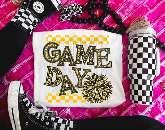 PICK YOUR COLOR - Cheer GAME DAY - Digital download 300DPI PNG FILE