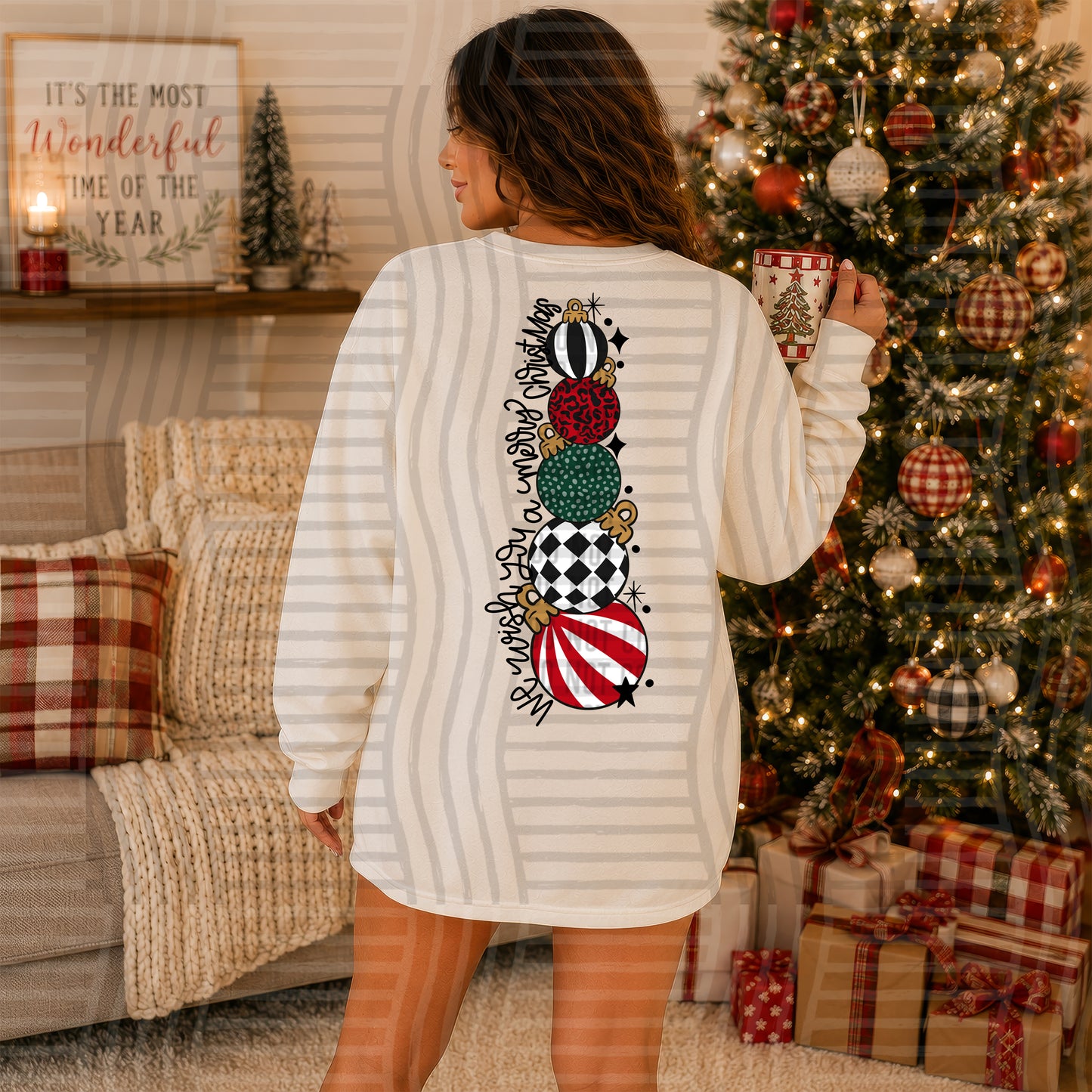We wish you a Merry Christmas - Choose Style -  Digital Download 300DPI PNG FILE