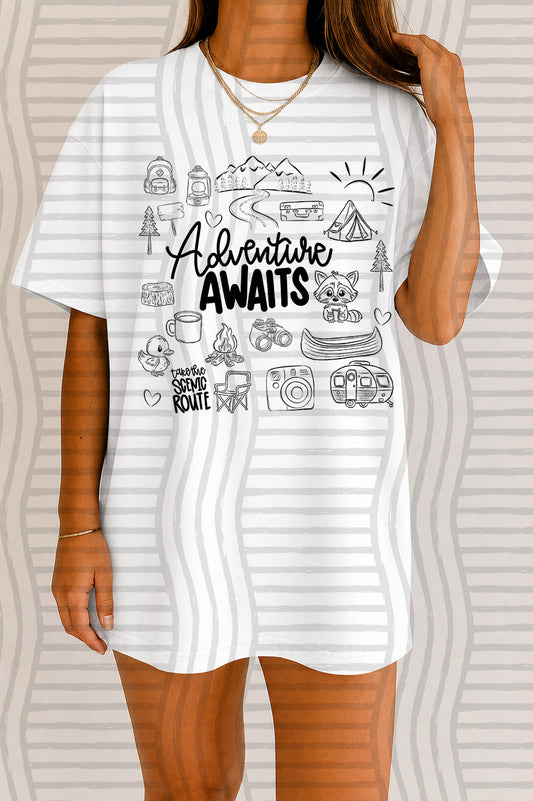 Camping outline (color it in) -  Digital Download 300DPI PNG FILE