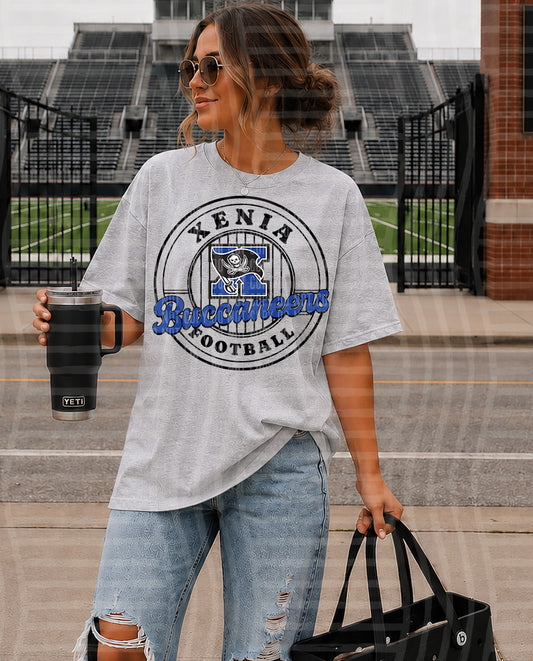 CUSTOM FOOTBALL ROUND (2607-0009) - LOGO  - Digital download 300DPI PNG FILE