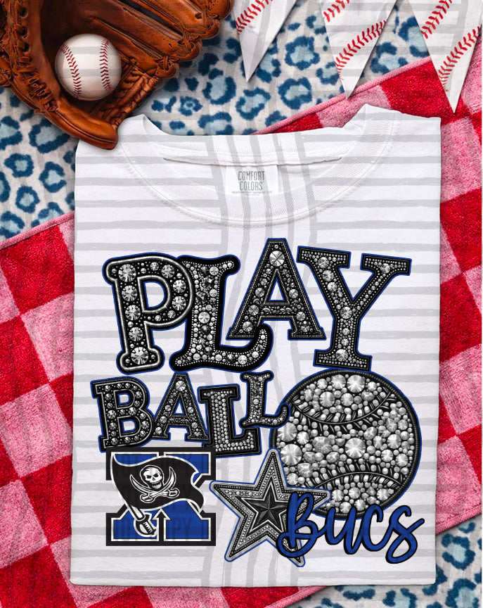 CUSTOM - Rhinestone Baseball  - Digital download 300DPI PNG FILE