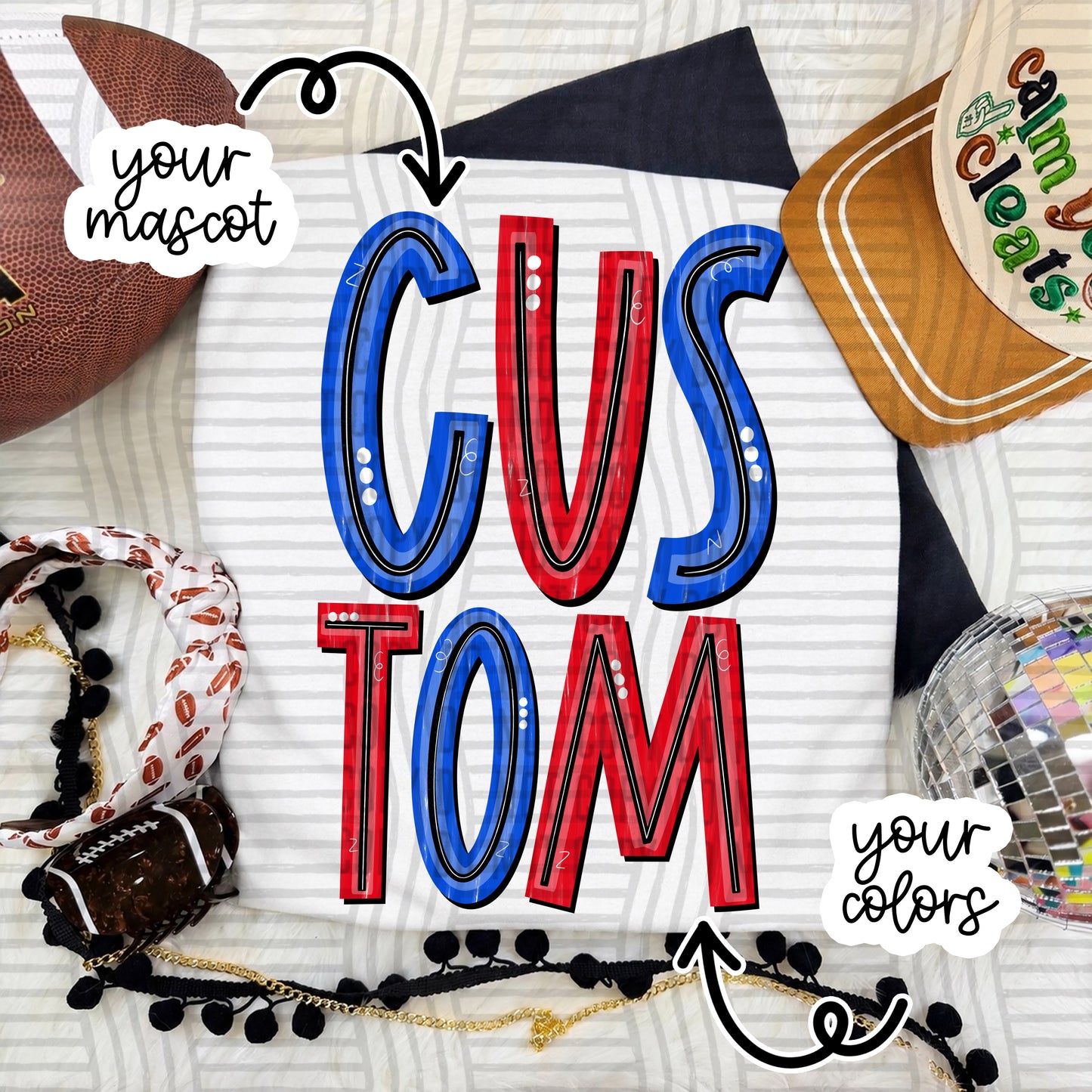 CUSTOM - Game Day Doodles 2609-00C1 - Digital download 300DPI PNG FILE
