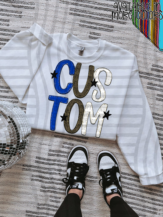 CUSTOM - Leopard Game Day Glam  - Digital download 300DPI PNG FILE