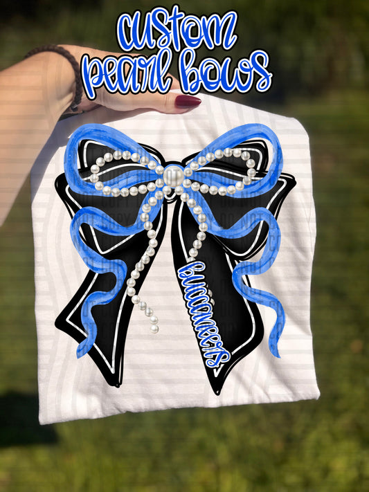 CUSTOM - Pearl Bows - Digital download 300DPI PNG FILE