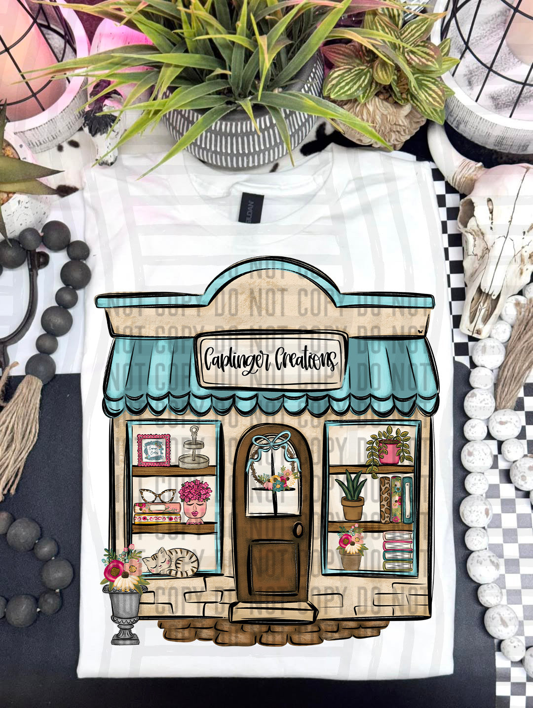 CUSTOM - Spring Store Front  - Digital download 300DPI PNG FILE