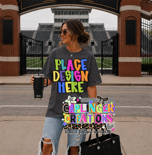 STADIUM MOM - MOCK UP - Digital download
