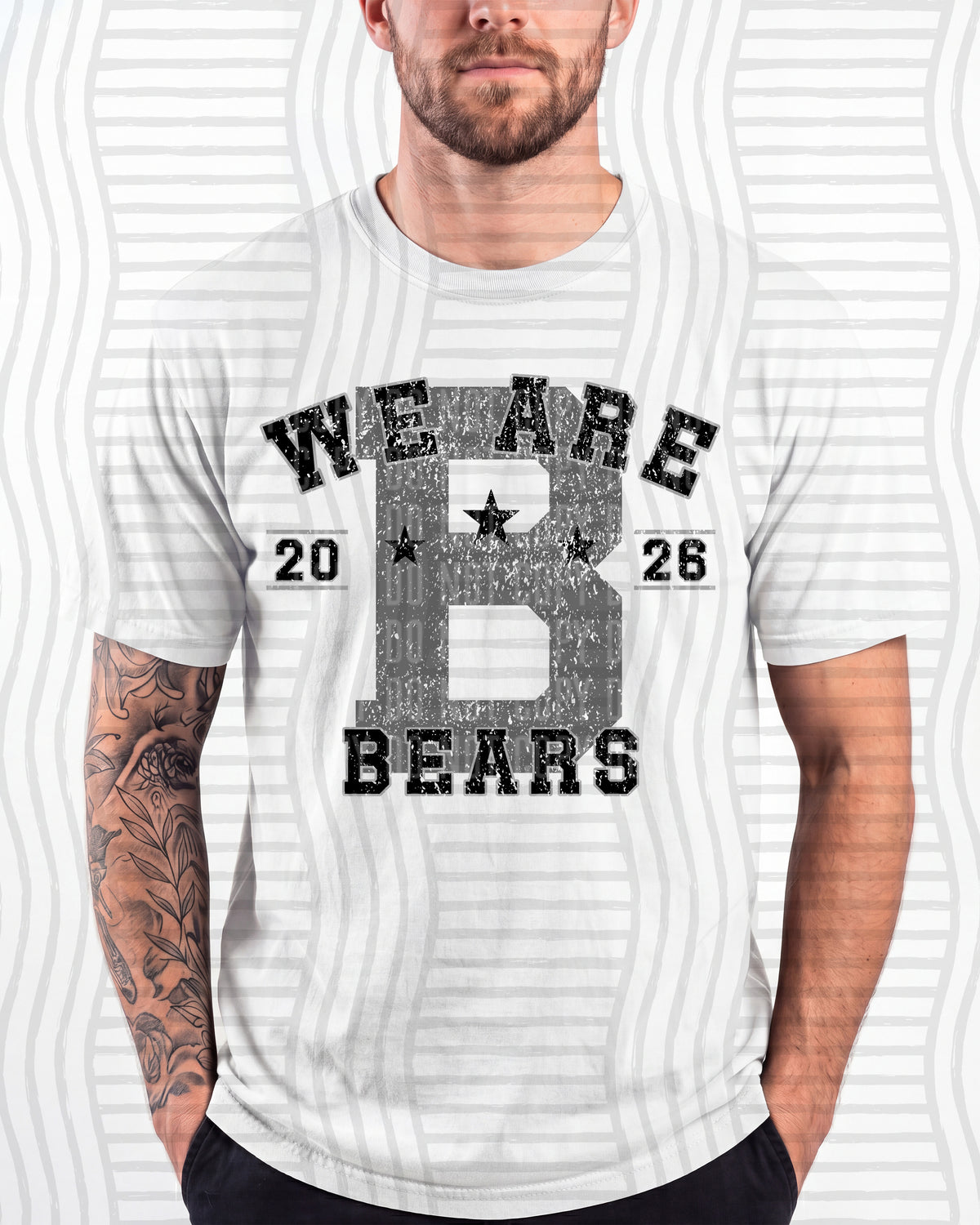 Varsity Initial Mascots - BEARS mockup