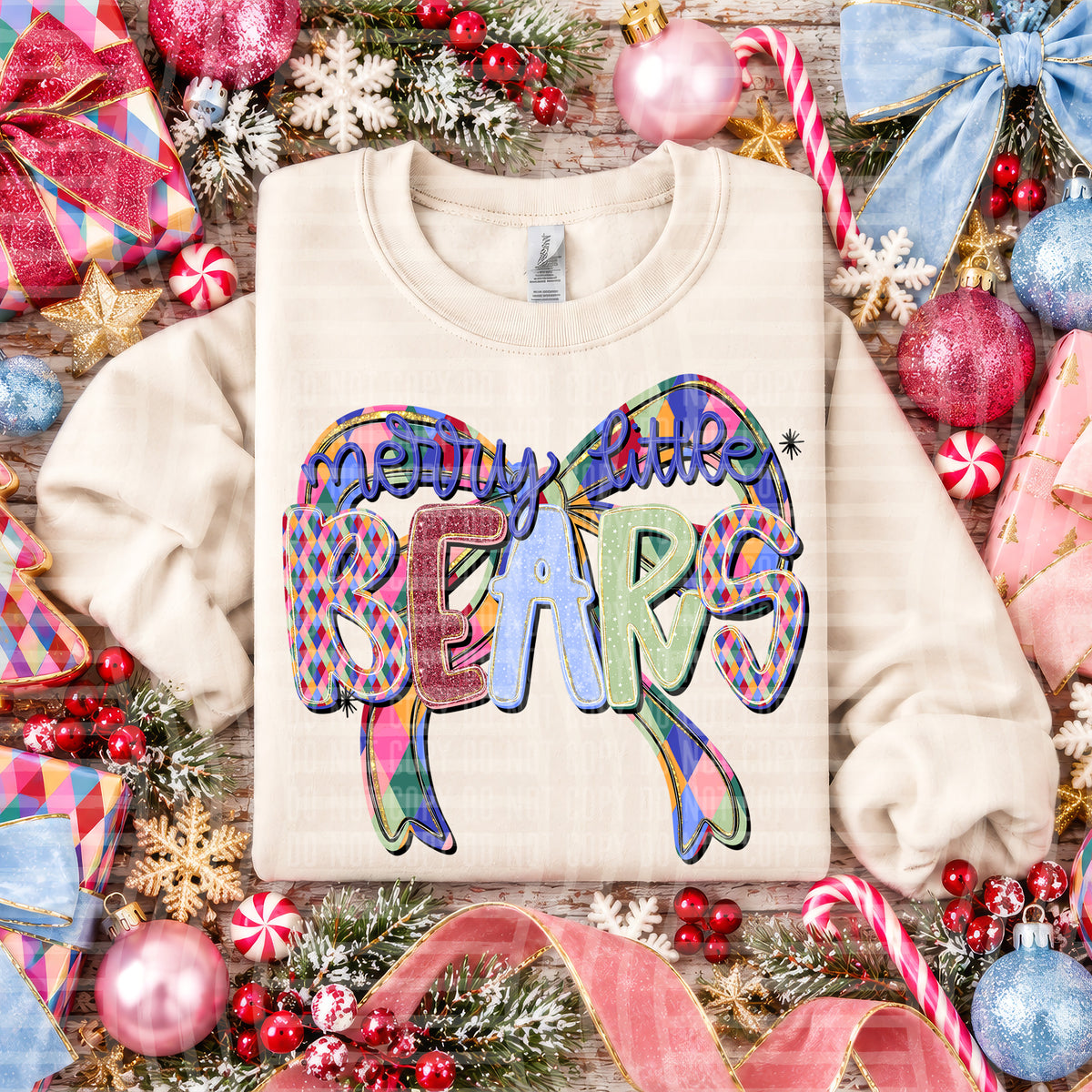 Merry Little Mascots - BEARS mockup