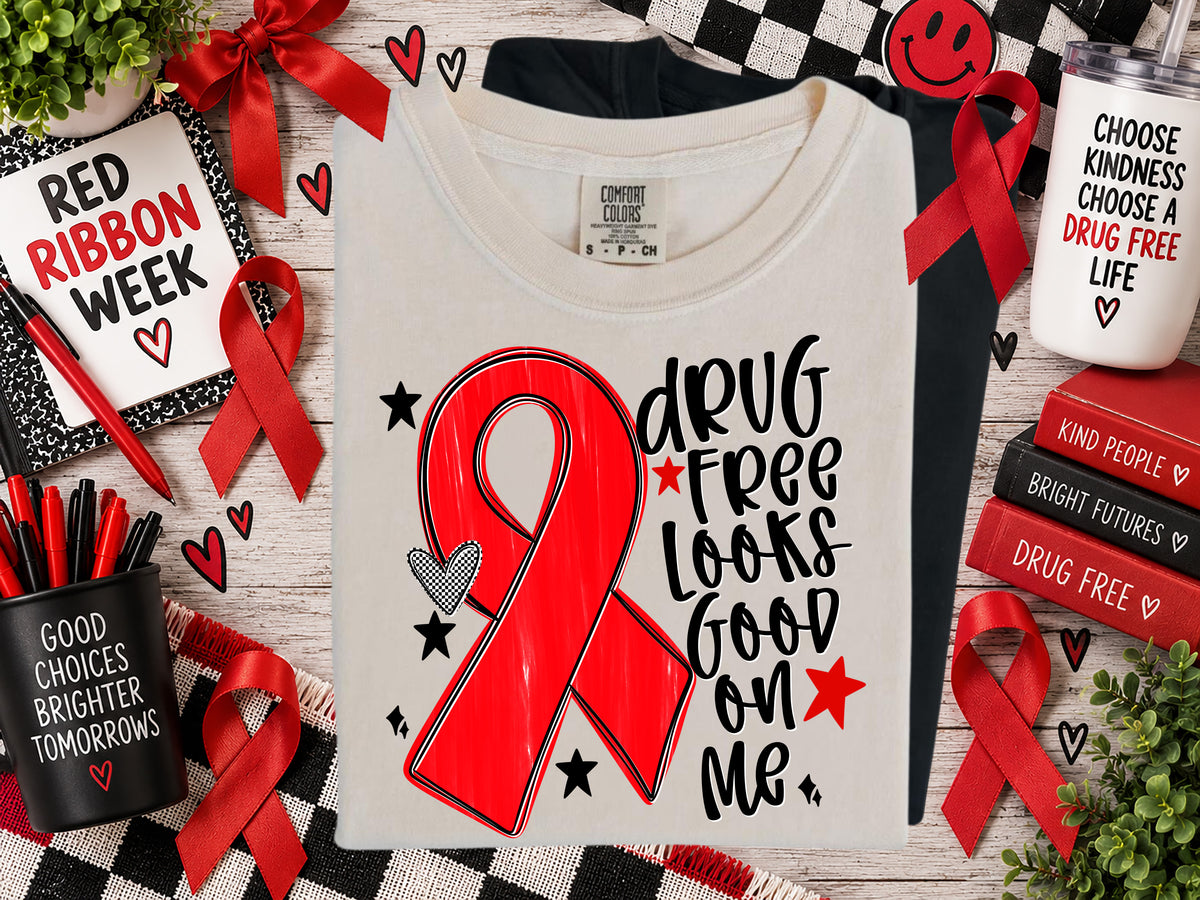 RED RIBBON WEEK Collection (CHOOSE design)  - 300 DPI digital download