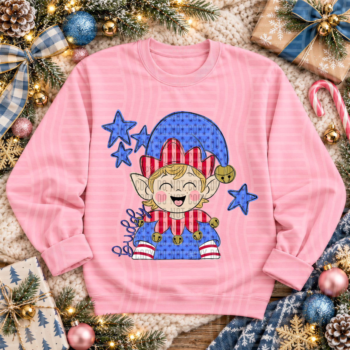 Merry Little Christmas Characters - DROPDOWN - 300 DPI Digital Download