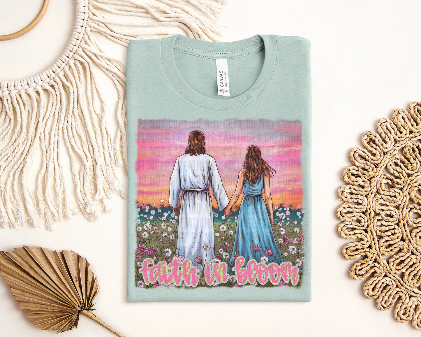 Faith in bloom. 300DPI PNG FILE