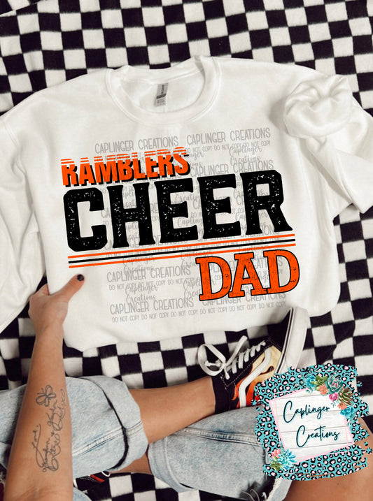 CUSTOM - Lined Cheer  Graphic- Digital download 300DPI PNG FILE