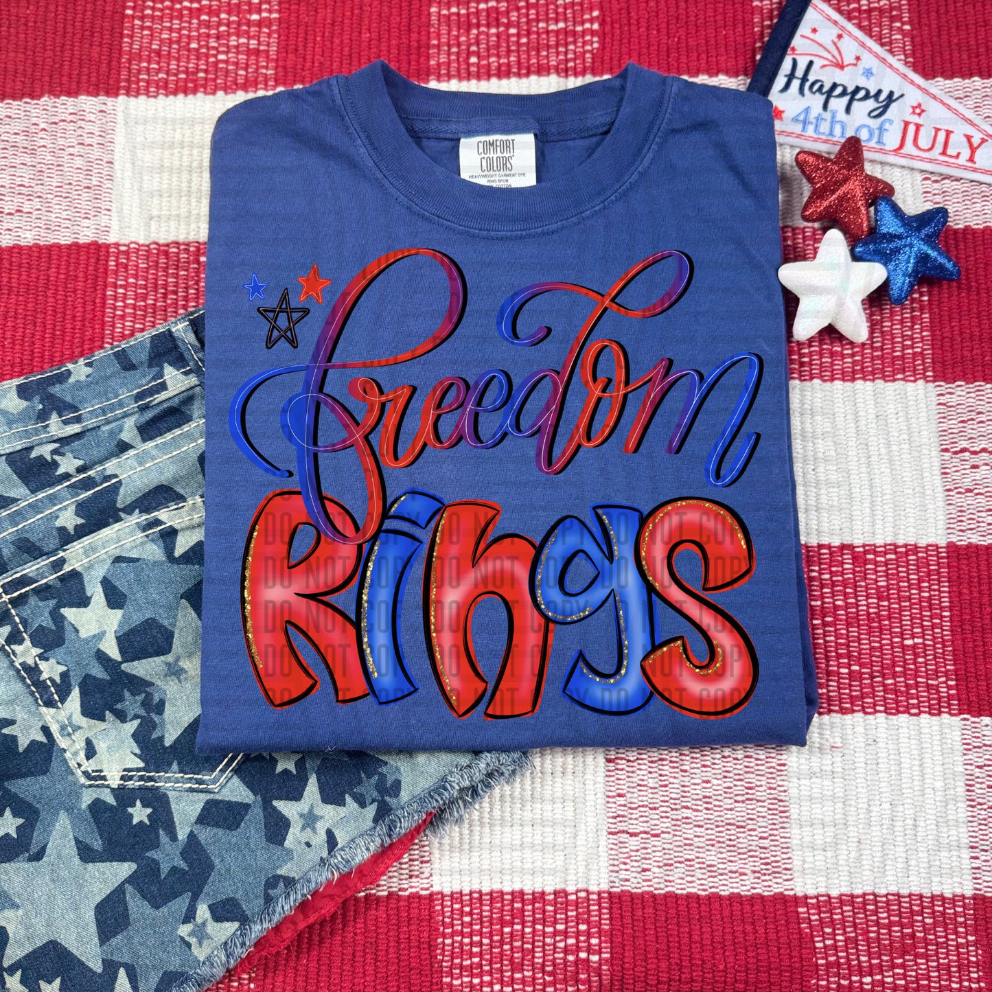 Freedom Rings- Digital Download 300DPI PNG FILE