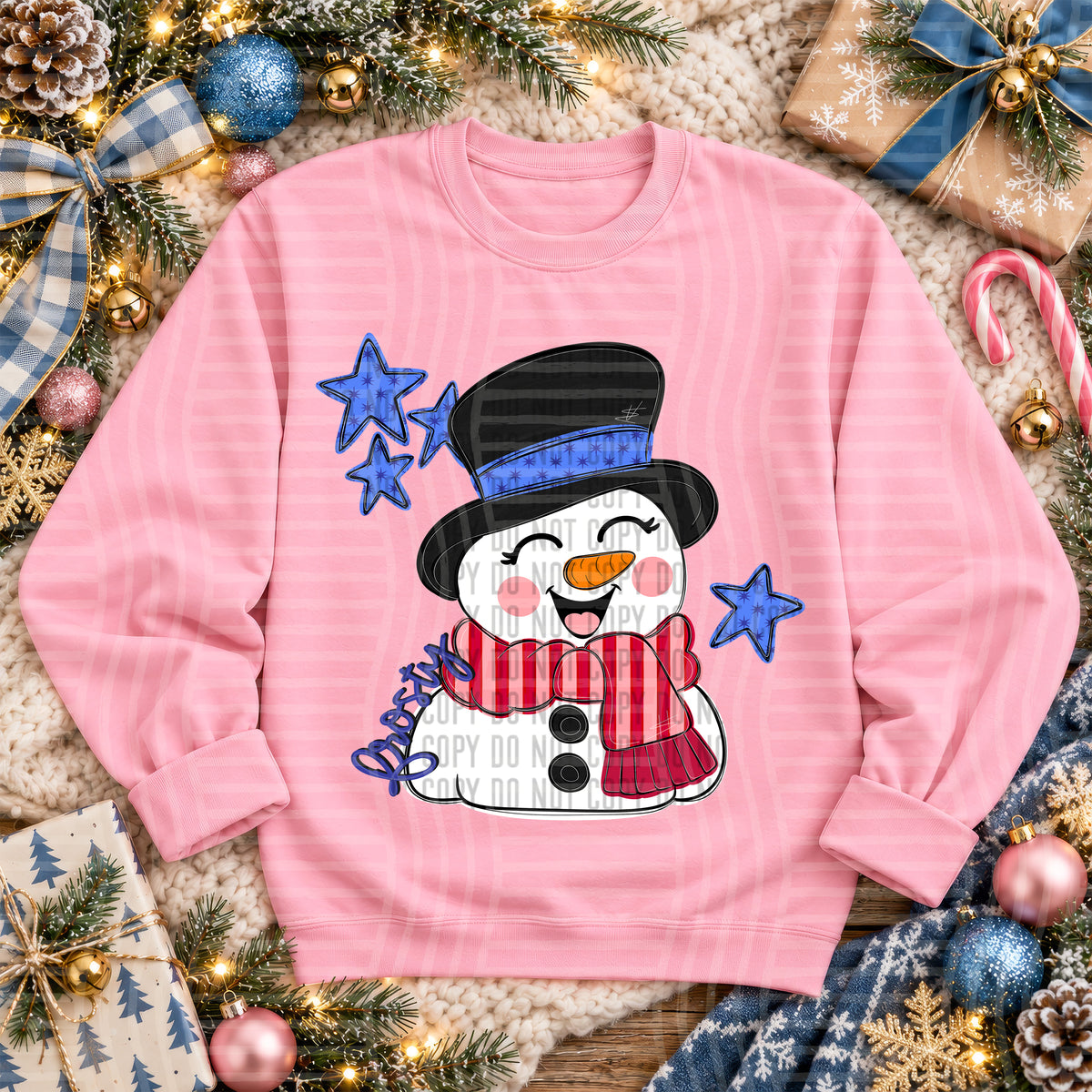 Merry Little Christmas Characters - DROPDOWN - 300 DPI Digital Download