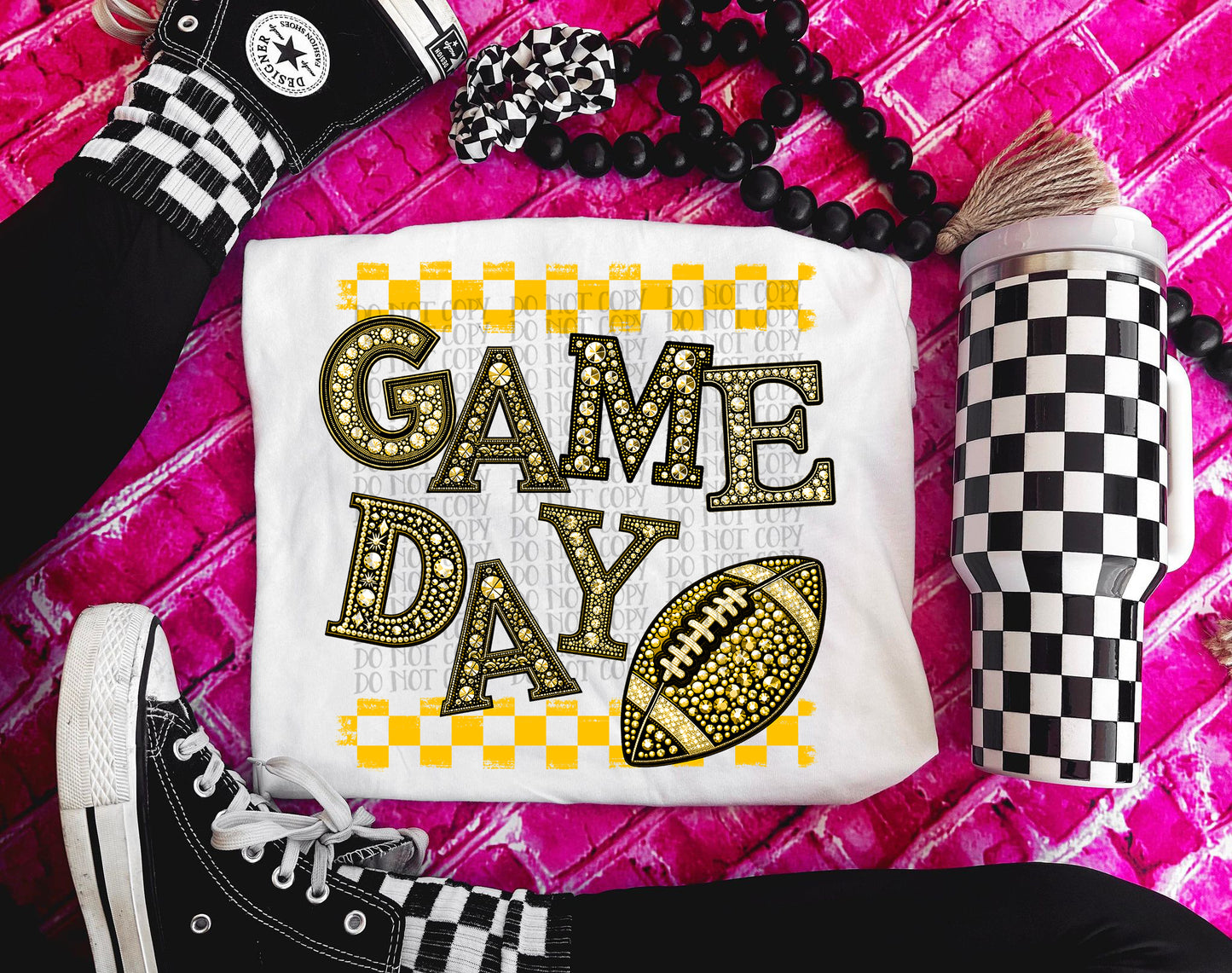 PICK YOUR COLOR - Football GAME DAY - Digital download 300DPI PNG FILE