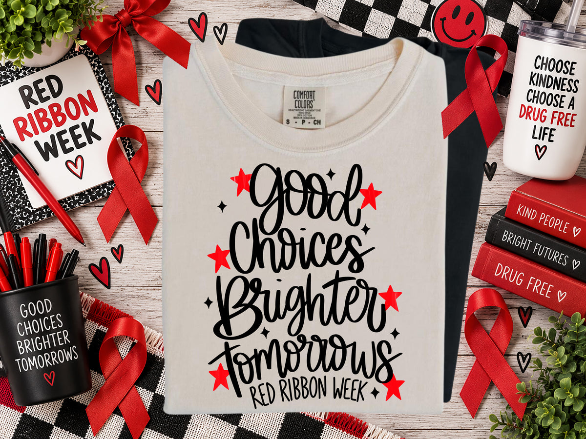 RED RIBBON WEEK Collection (CHOOSE design)  - 300 DPI digital download