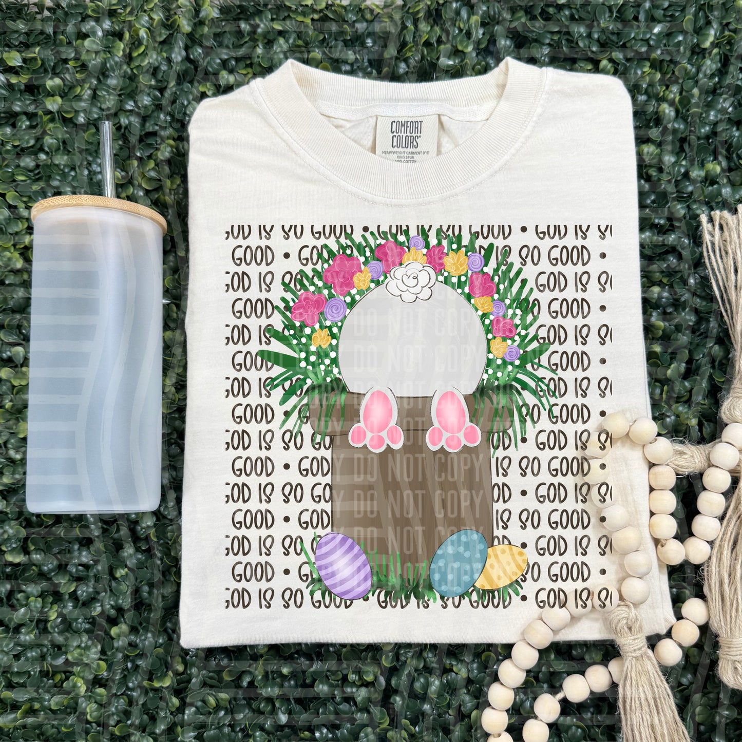 God is so Good Bunny - Digital Download 300DPI PNG FILE