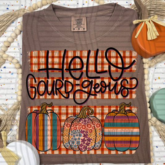 Hello Gourd Geous -   Digital Download 300DPI PNG FILE