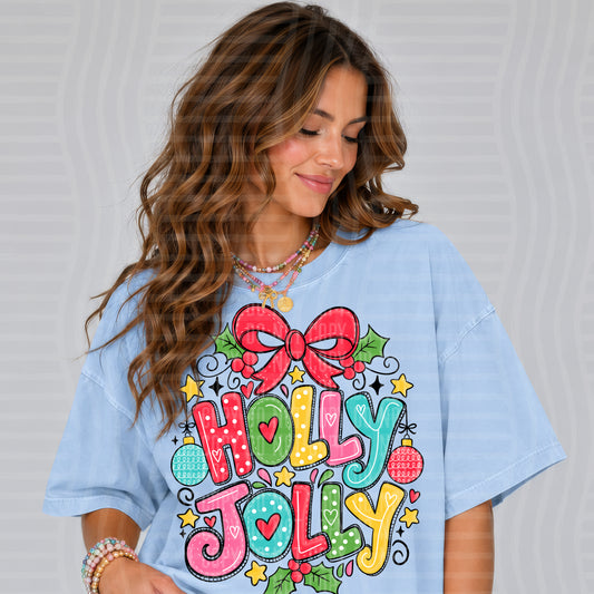 Holly Jolly- 300 DPI digital download
